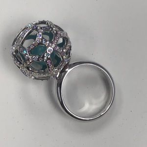 Swarovski Crystal Ball Ring